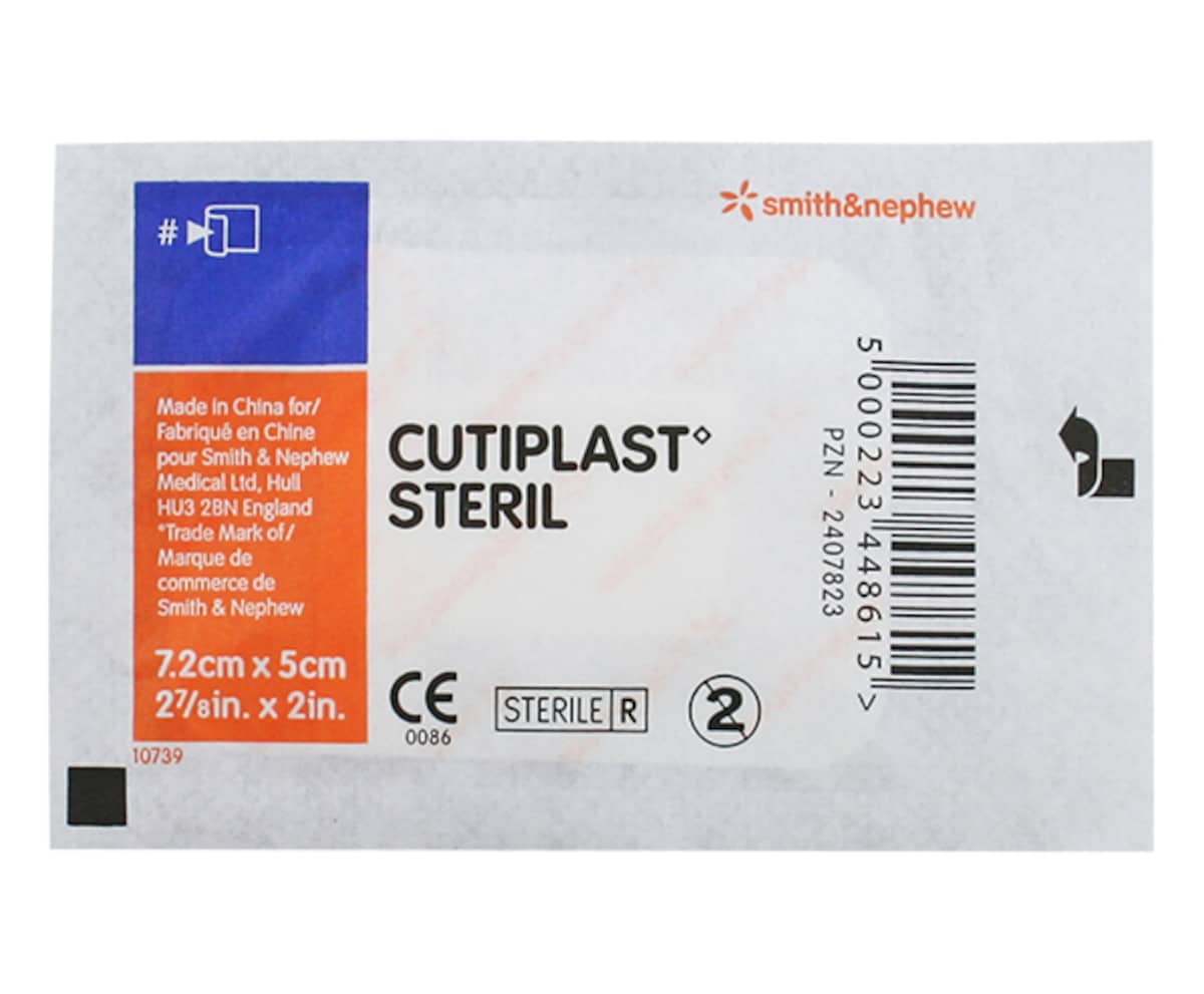 Thumbnail Cutiplast Adhesive Fabric Island Dressing 7.2cm x 5cm Single