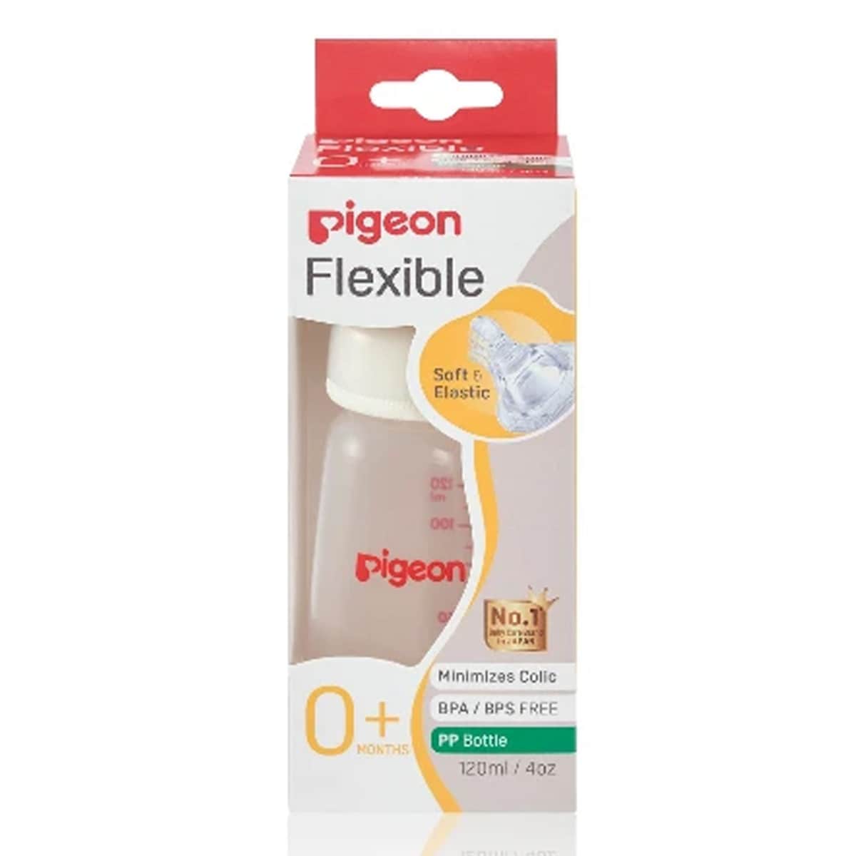 Thumbnail Pigeon Flexible PP Baby Bottle 120ml