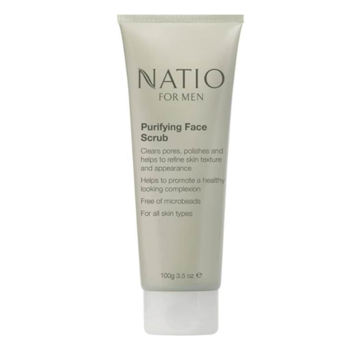 Thumbnail Natio for Men Purifying Face Scrub 100g