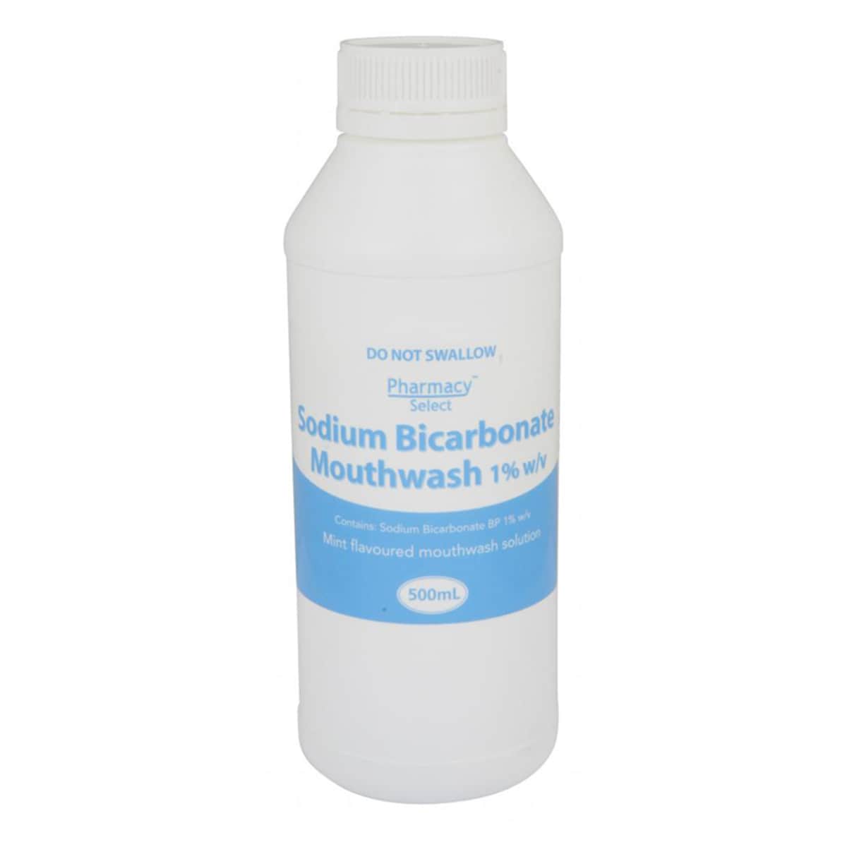 Thumbnail Sodium Bicarbonate 1% Mouthwash Mint Flavoured 500ml