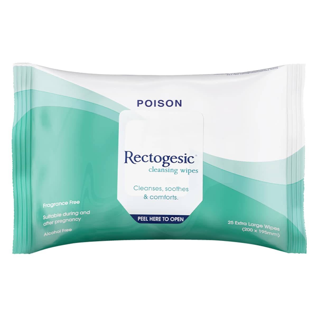 Thumbnail Rectogesic Cleansing Wipes 25 Pack