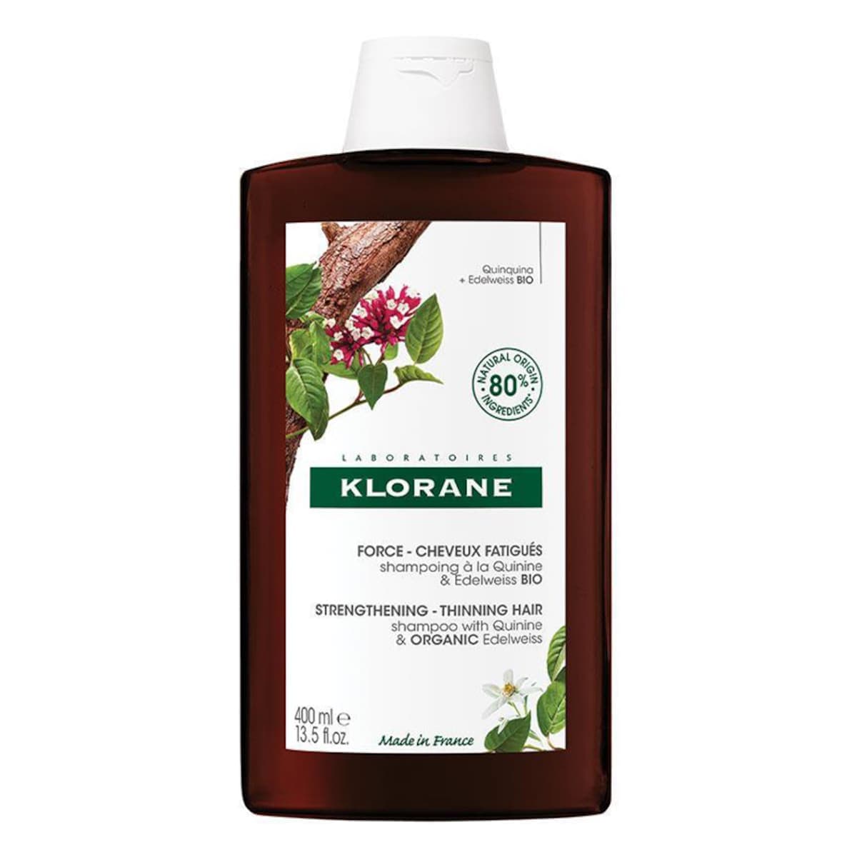 Thumbnail Klorane Hair Strengthening Shampoo with Quinine & Organic Edelweiss 400ml