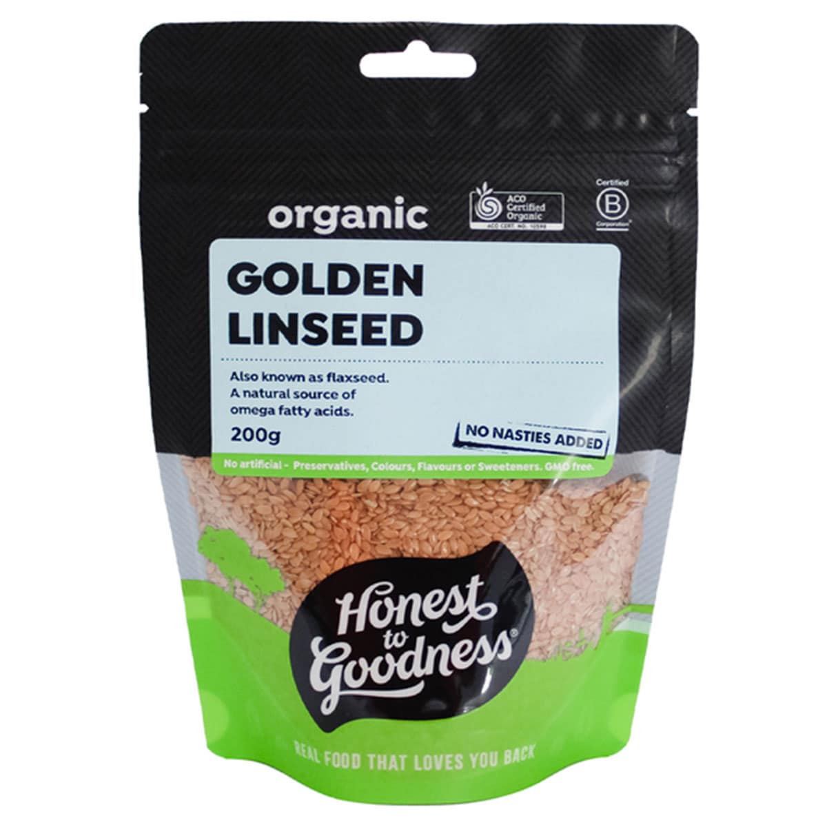 Thumbnail Honest to Goodness Organic Golden Linseed 200g
