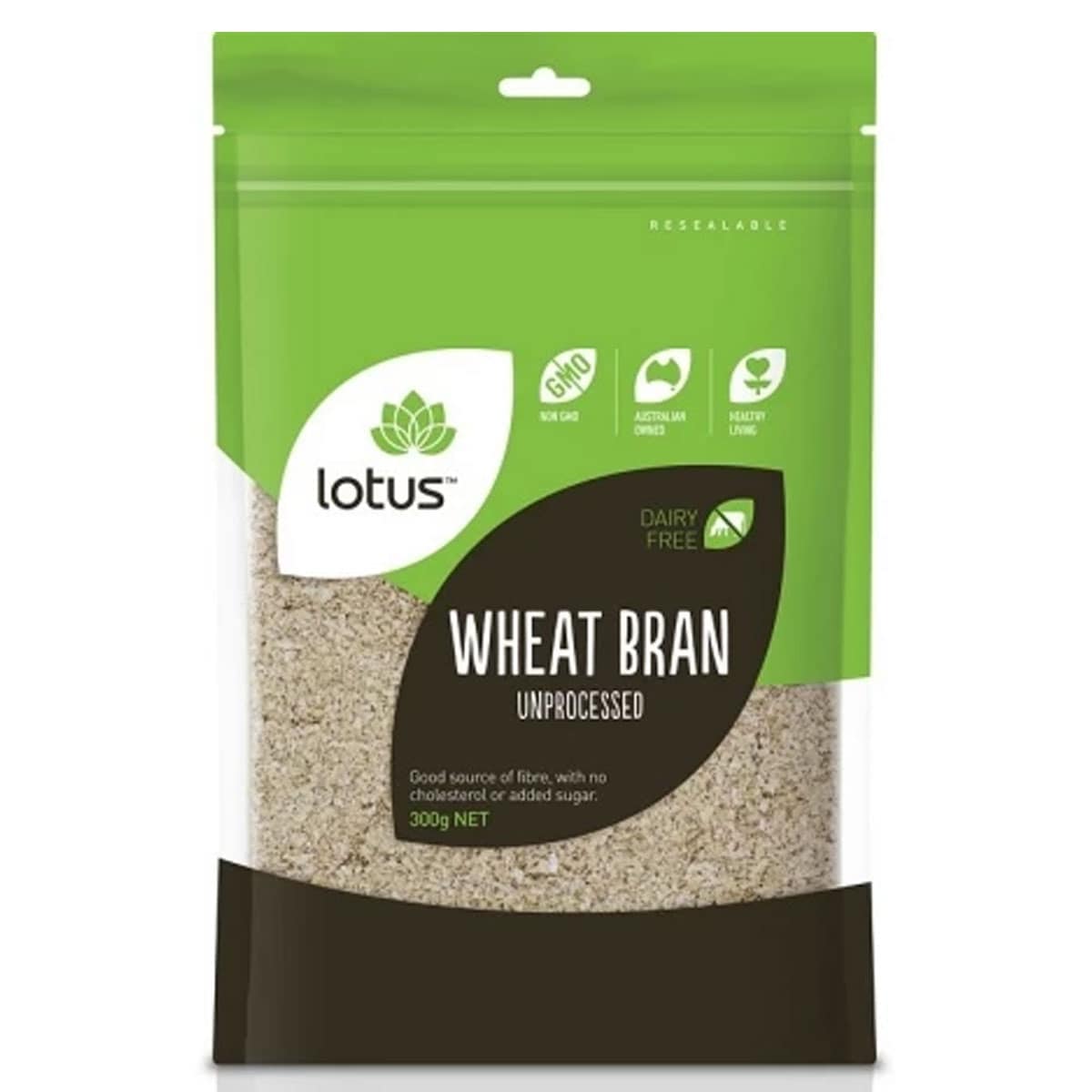 Thumbnail Lotus Wheat Bran Unprocessed 300g
