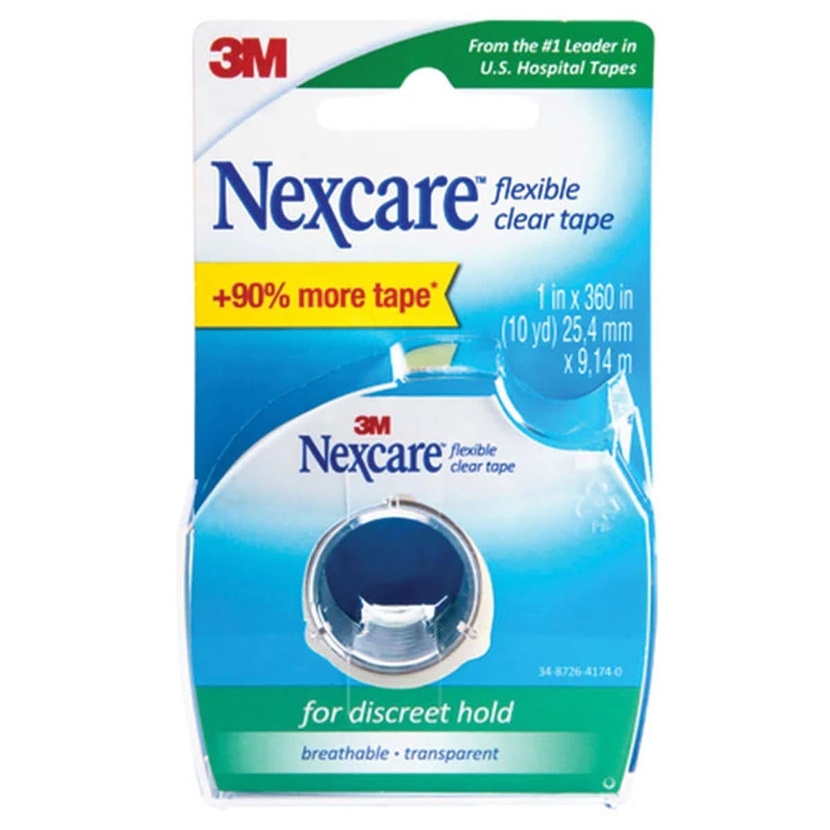 Thumbnail Nexcare Flexible Clear Tape with Dispenser 25.4mm x 9.14m Tape