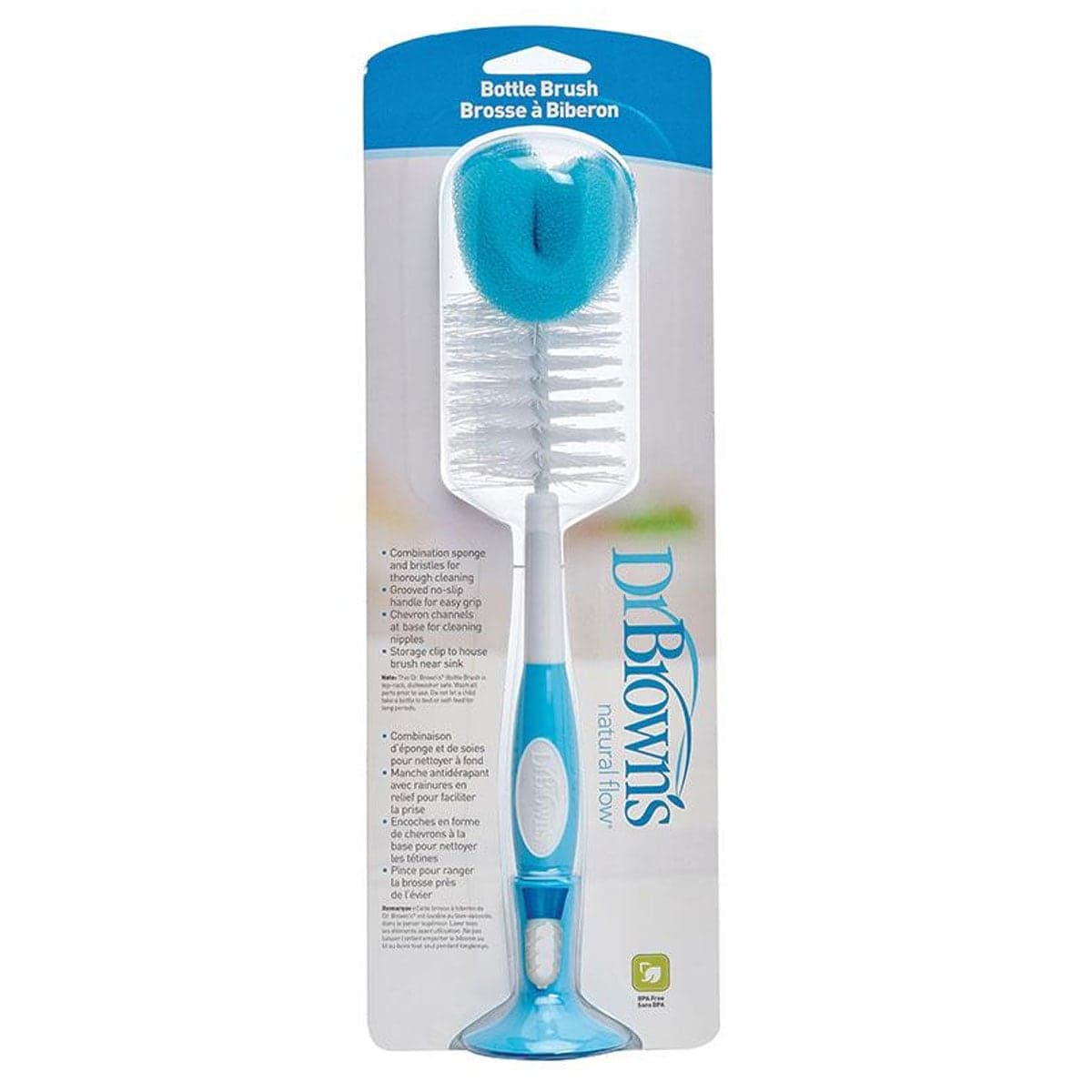 Thumbnail Dr Brown's Baby Bottle Cleaning Brush Large Assorted Colours