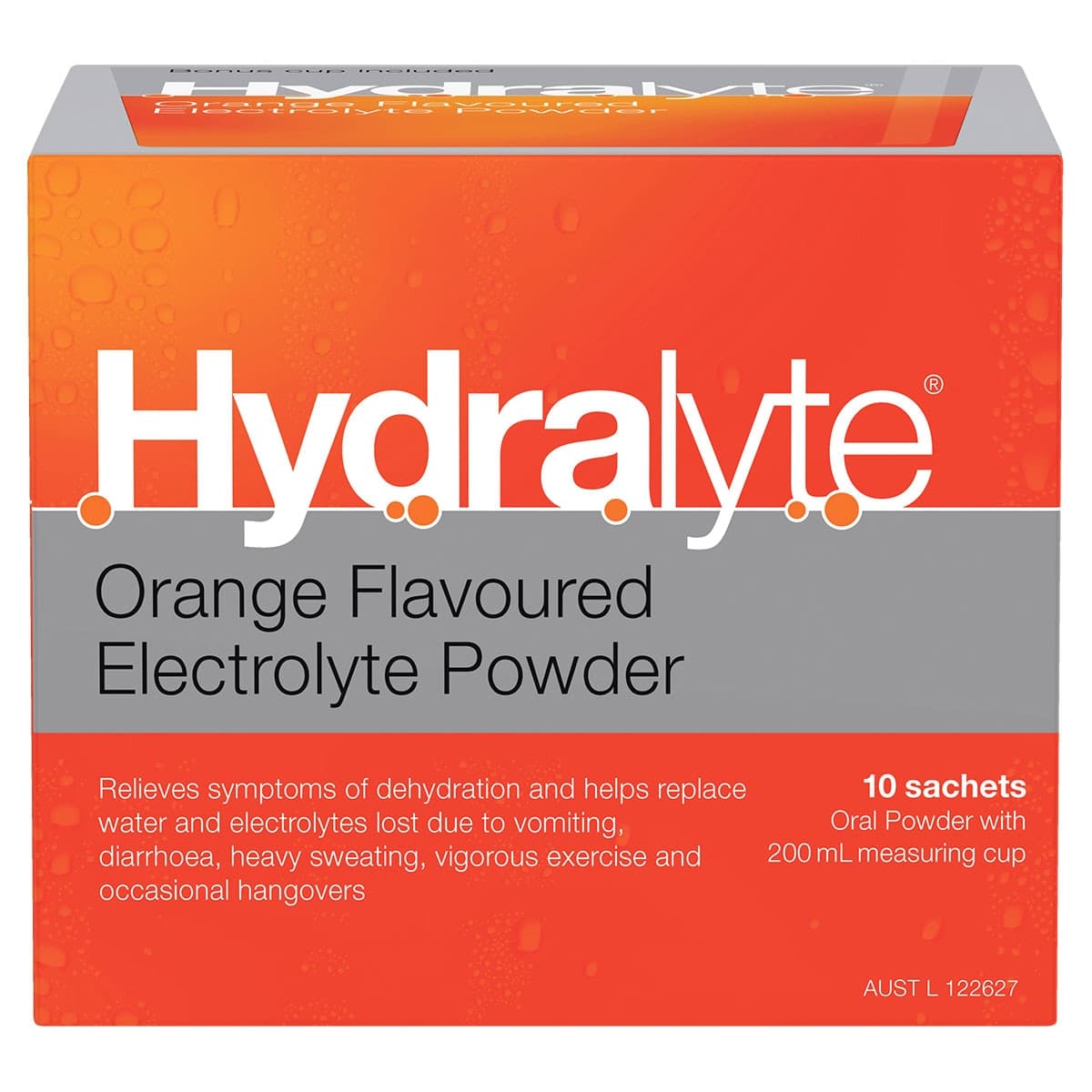 Thumbnail Hydralyte Electrolyte Powder Orange 10 Sachets