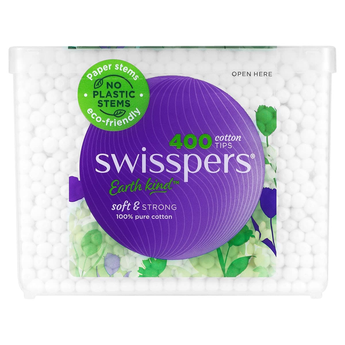 Thumbnail Swisspers Cotton Tips Paper Stems 400 Pack
