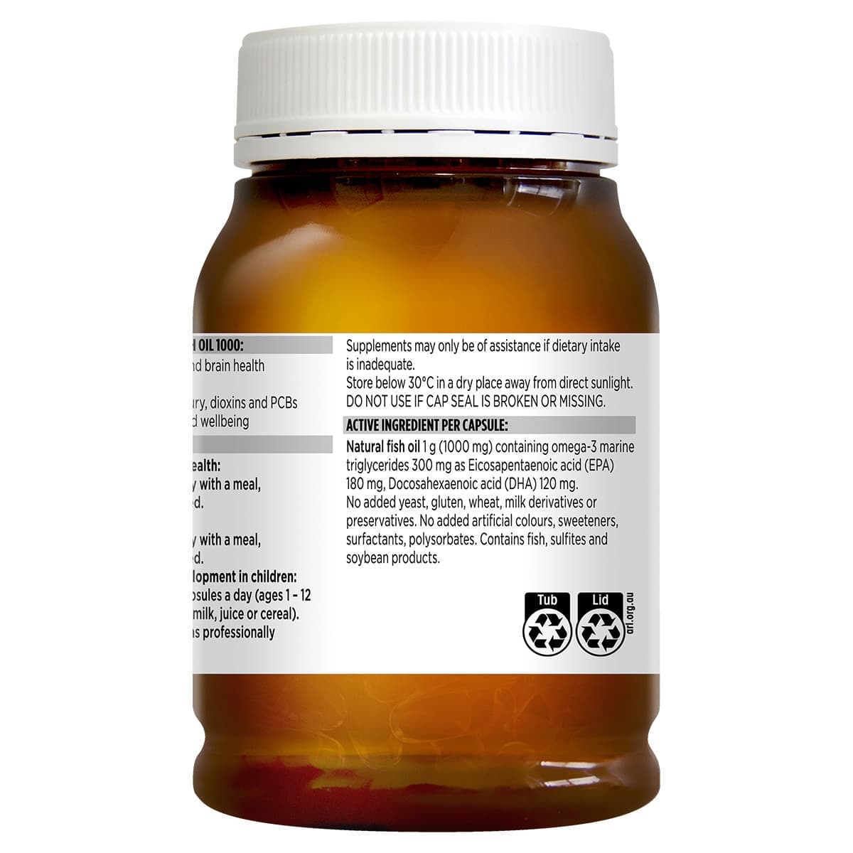 Thumbnail Blackmores Fish Oil 1000mg 200 Capsules