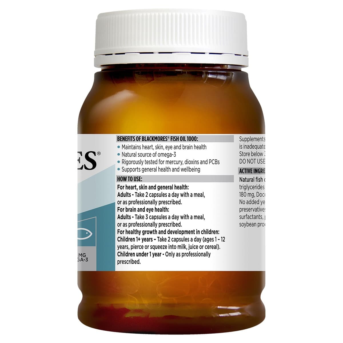 Thumbnail Blackmores Fish Oil 1000mg 200 Capsules