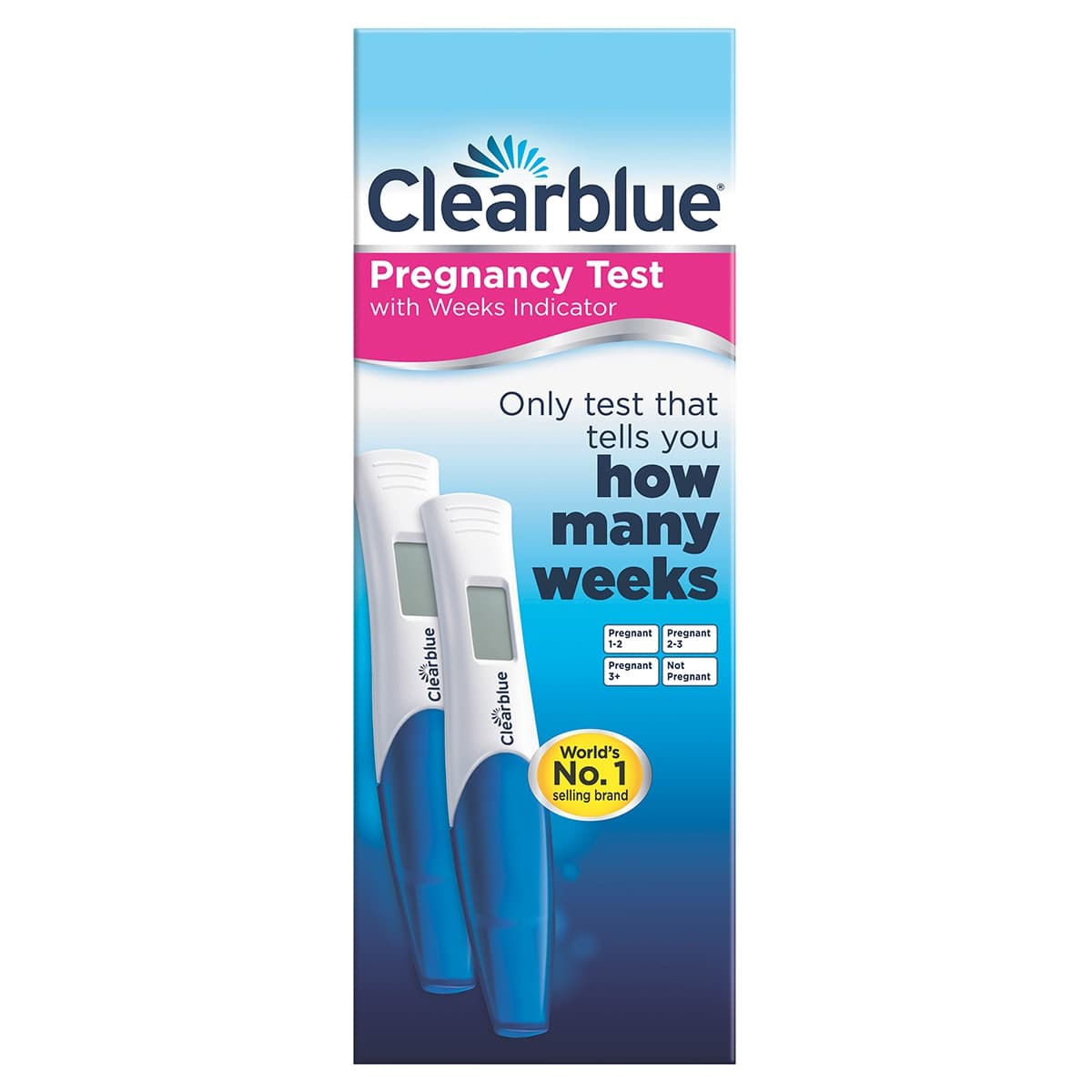 Thumbnail Clearblue Digital Pregnancy Test Weeks Indicator 2 Pack