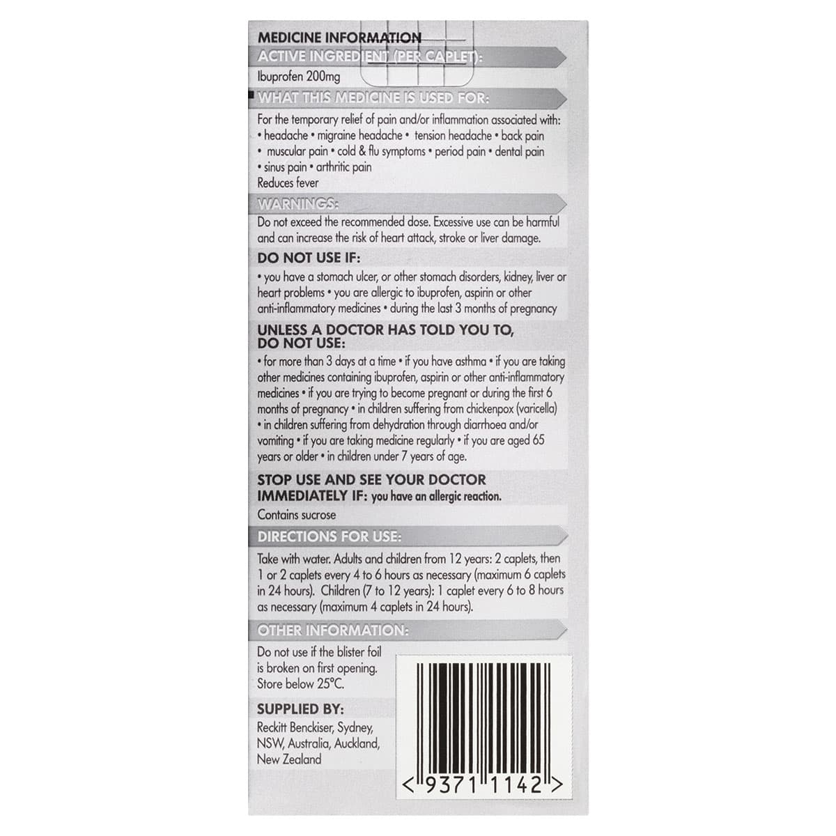 Thumbnail Nurofen 200mg Ibuprofen Pain Relief 24 Tablets