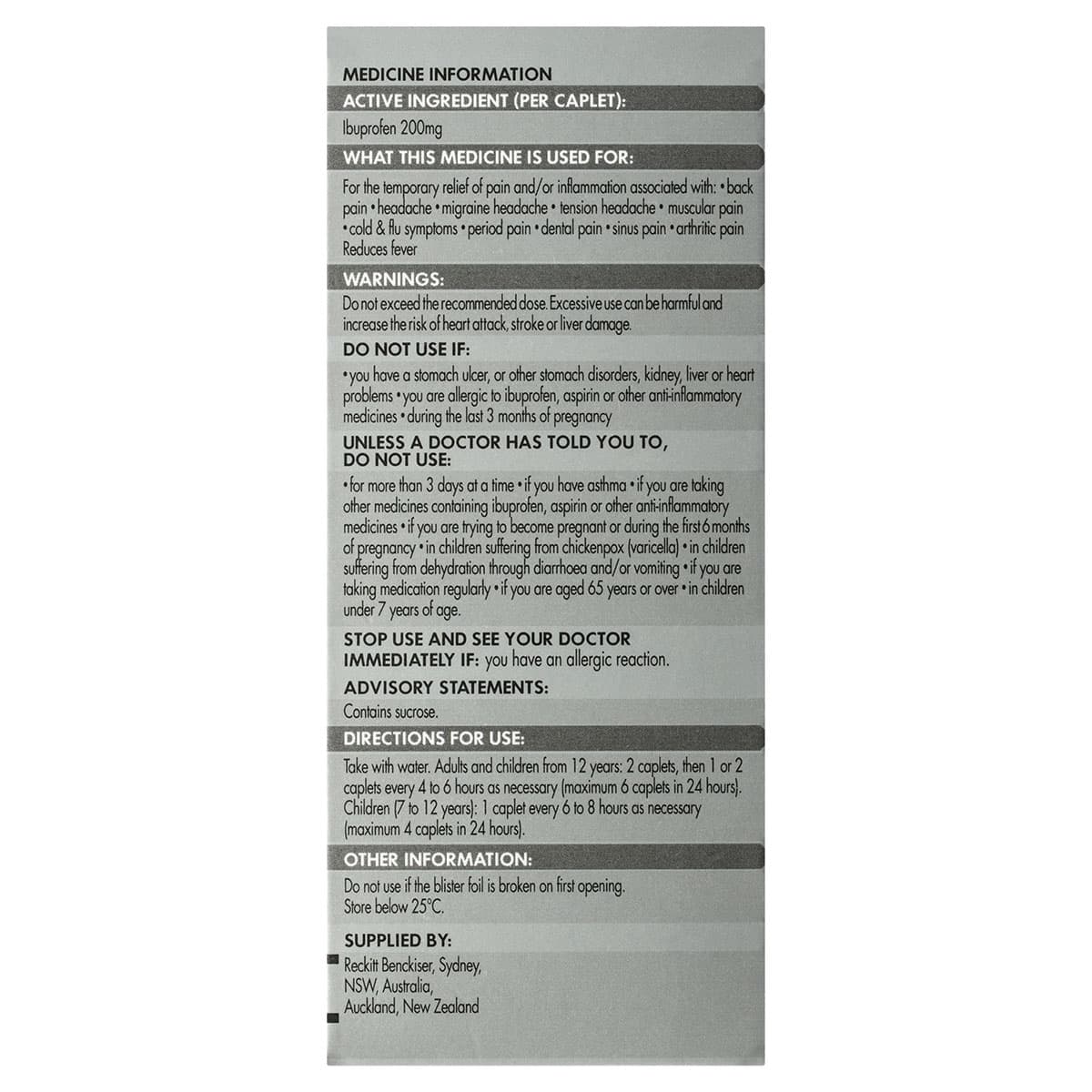 Thumbnail Nurofen Pain Relief 48 Caplets