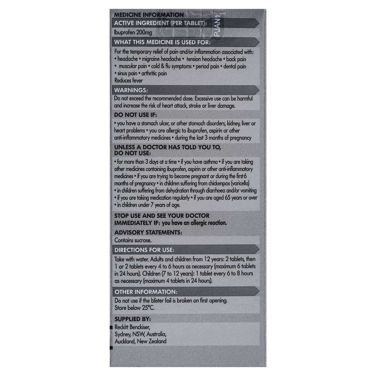 Thumbnail Nurofen Pain Relief 48 Tablets