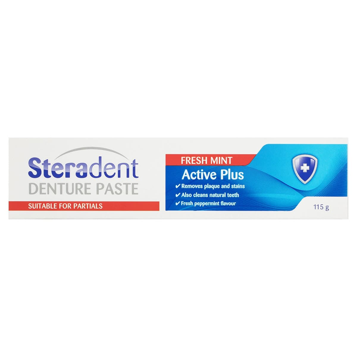Thumbnail Steradent Active Plus Denture Cleaning Paste Fresh Mint 115g