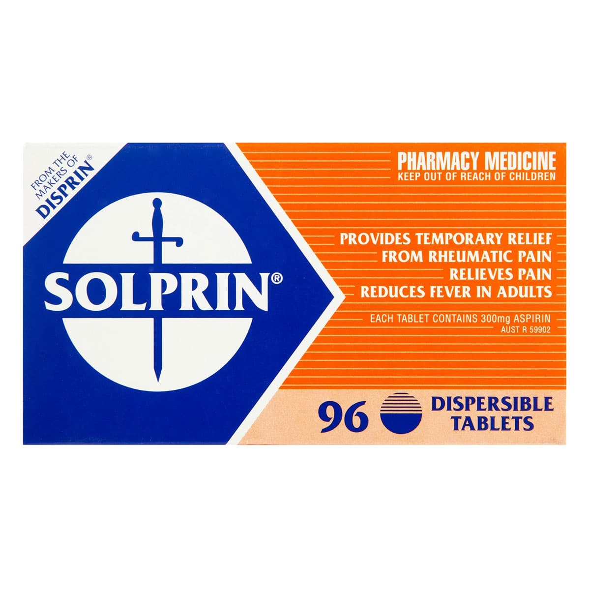 Thumbnail Solprin Pain & Fever Relief 96 Dispersible Tablets