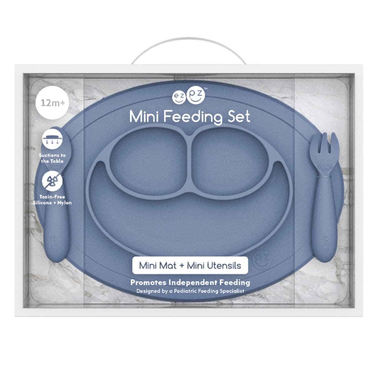 Thumbnail Ezpz Mini Feeding Set Indigo