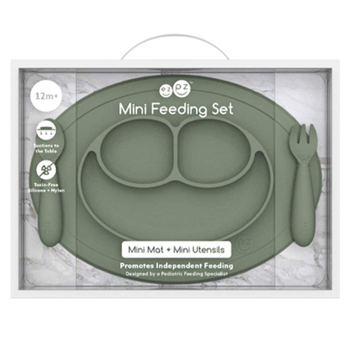 Thumbnail Ezpz Mini Feeding Set Olive