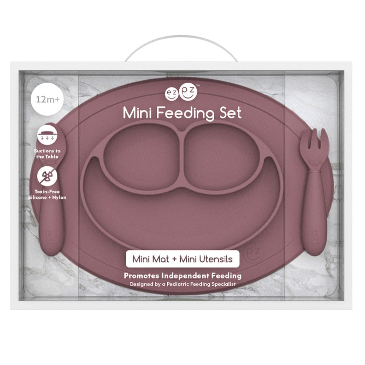 Thumbnail Ezpz Mini Feeding Set Mauve