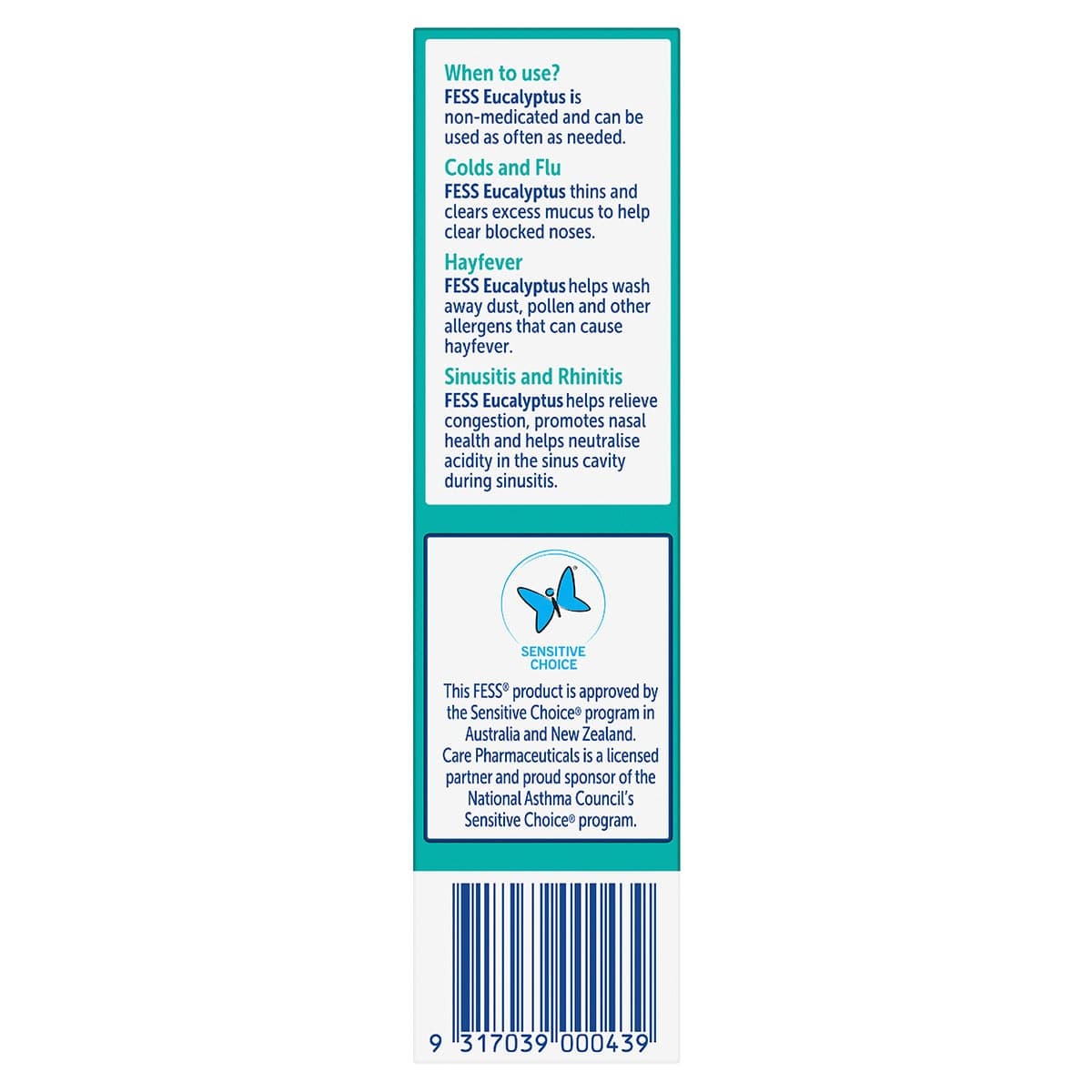 Thumbnail Fess Eucalyptus Saline Nasal Spray 30ml