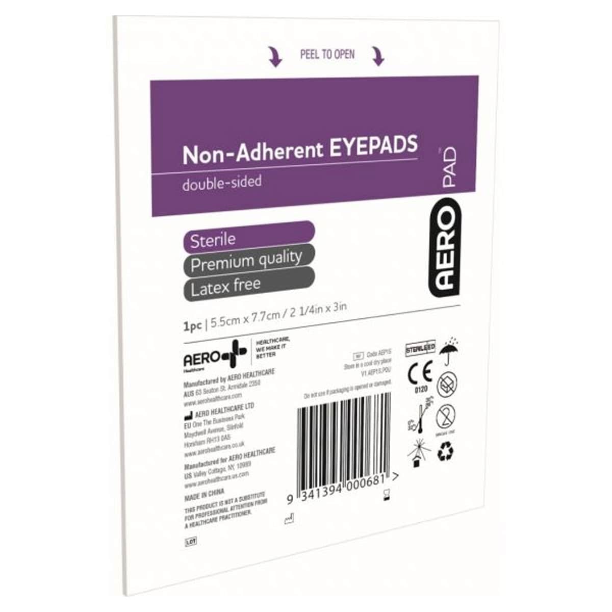 Thumbnail AeroPad Non-Adherent Eye Pad Single