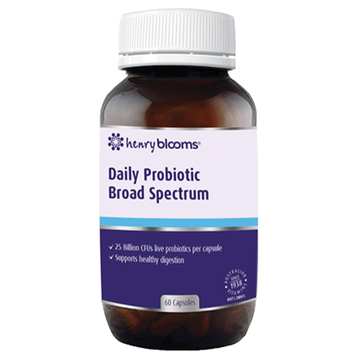 Thumbnail Henry Blooms Daily Probiotic Broad Spectrum 60 Capsules