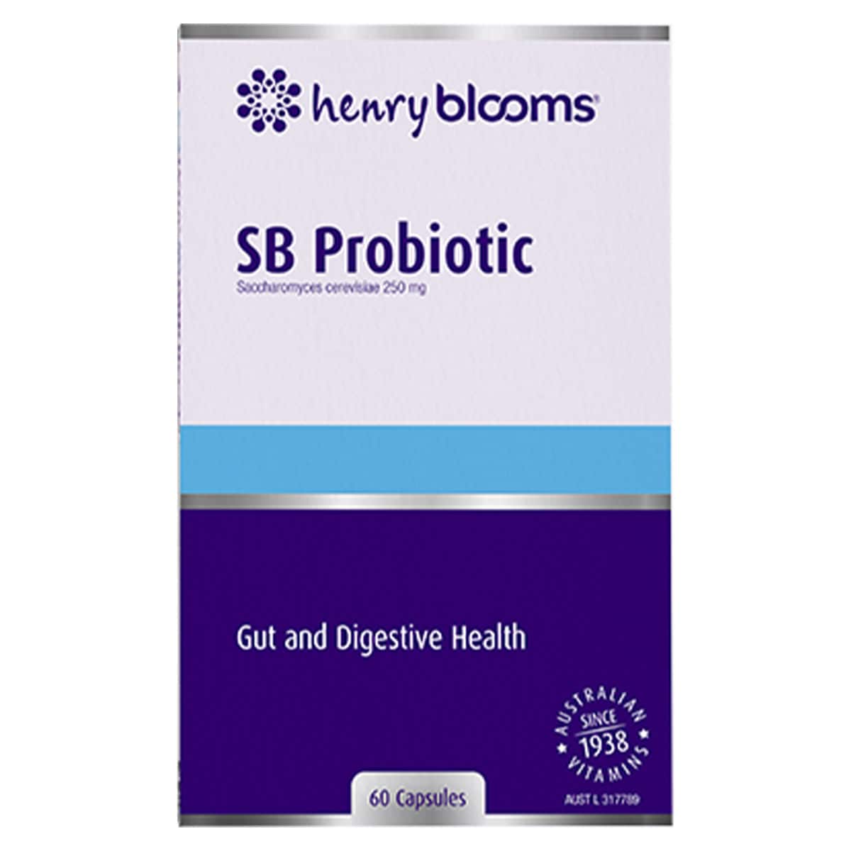 Thumbnail Henry Blooms SB Probiotic Gut Health 60 Capsules