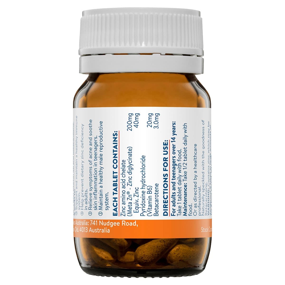 Thumbnail Ethical Nutrients Mega Zinc 40mg 60 Tablets
