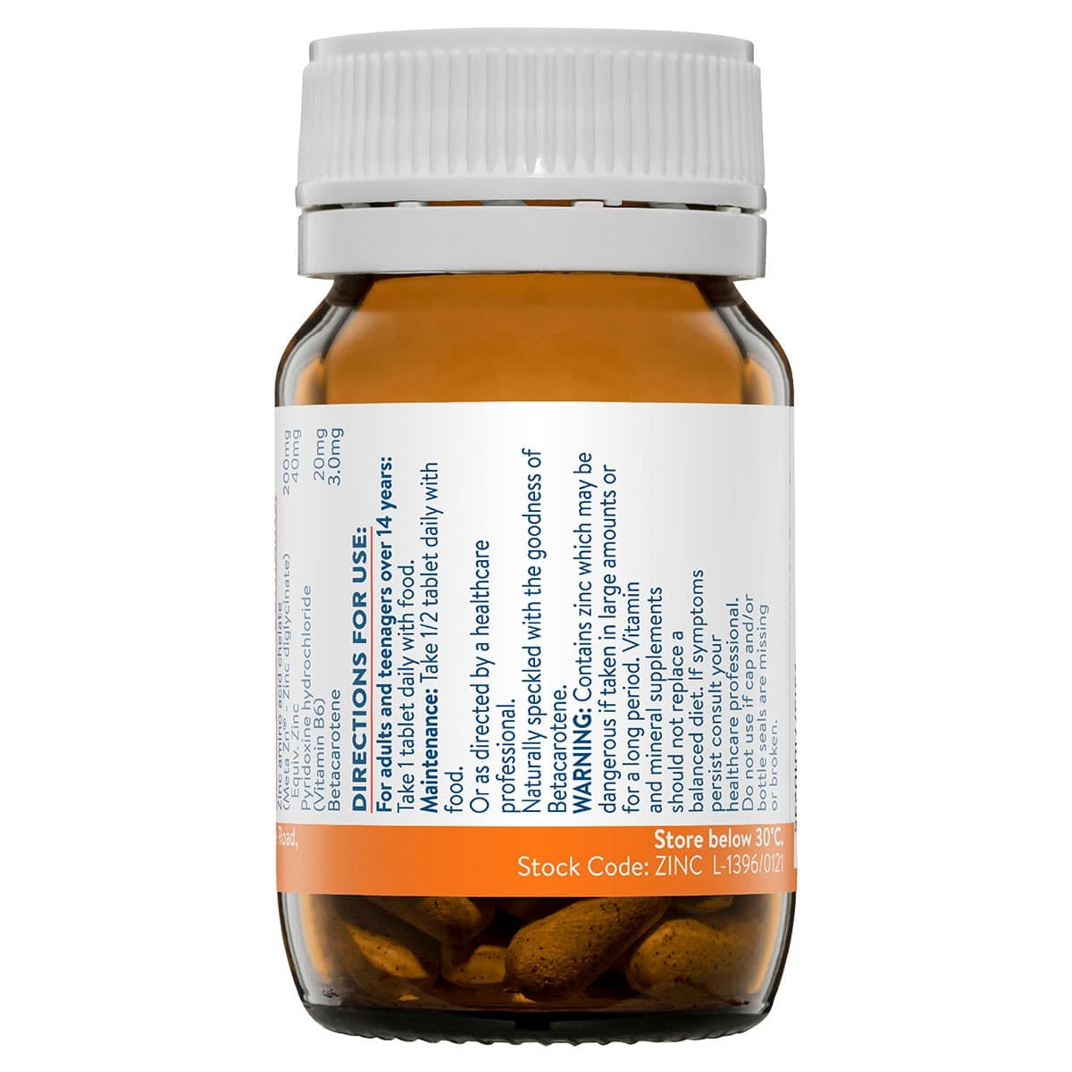 Thumbnail Ethical Nutrients Mega Zinc 40mg 60 Tablets