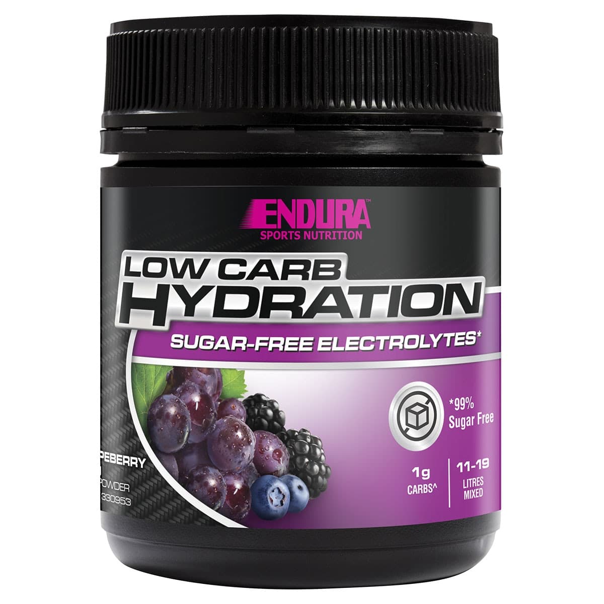 Thumbnail Endura Rehydration Low Carb Fuel Grapeberry 128g