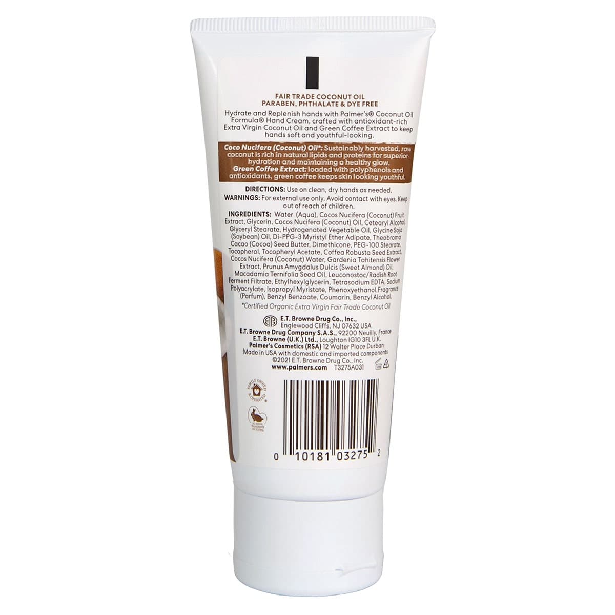 Thumbnail Palmers Coconut Oil Hand Cream 96g