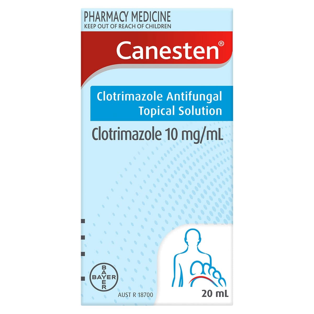 Thumbnail Canesten Clotrimazole Anti-Fungal Topical Solution 20ml