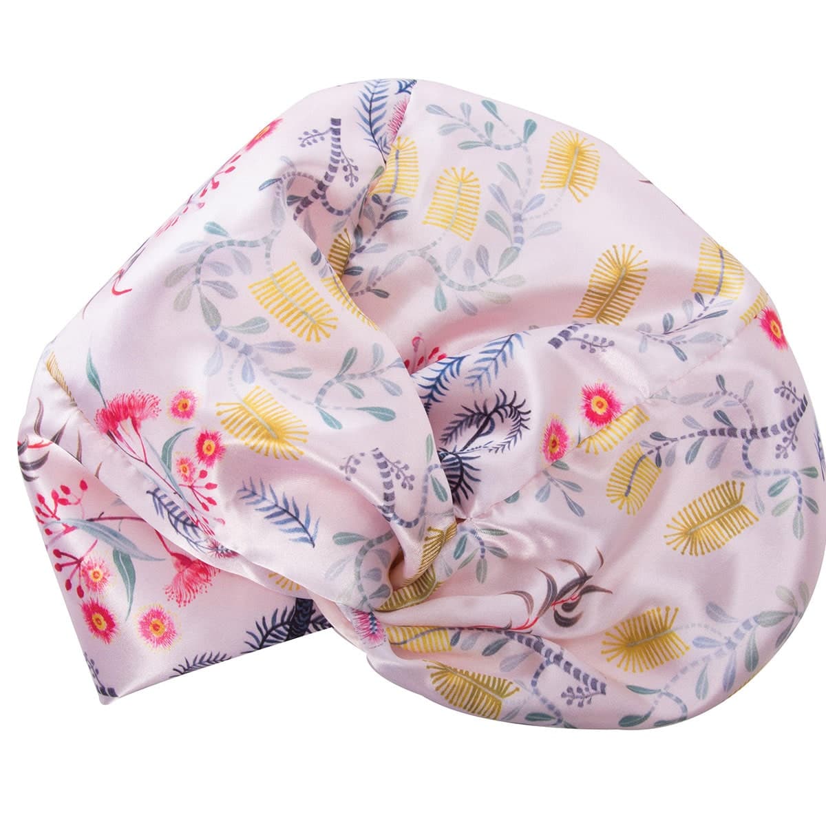 Thumbnail The Australian Collection Satin Sleep Turban Botanical Assorted Colours