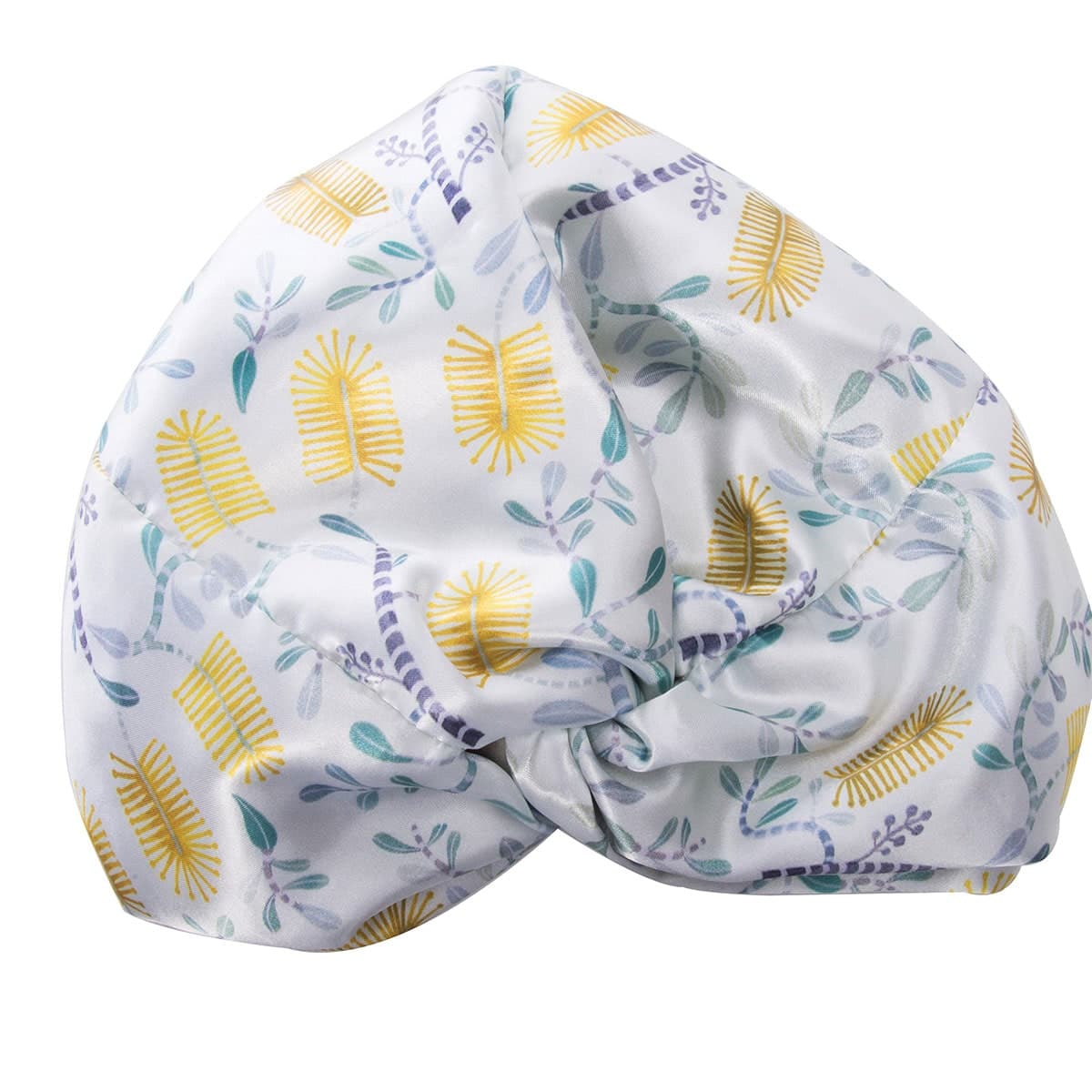 Thumbnail The Australian Collection Satin Sleep Turban Botanical Assorted Colours