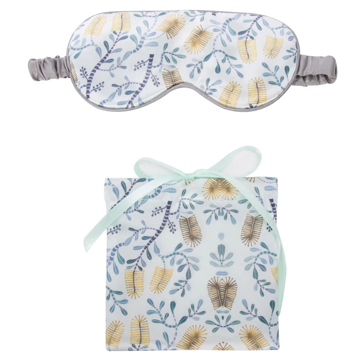 Thumbnail The Australian Collection Satin Sleep Mask Botanical Assorted Colours