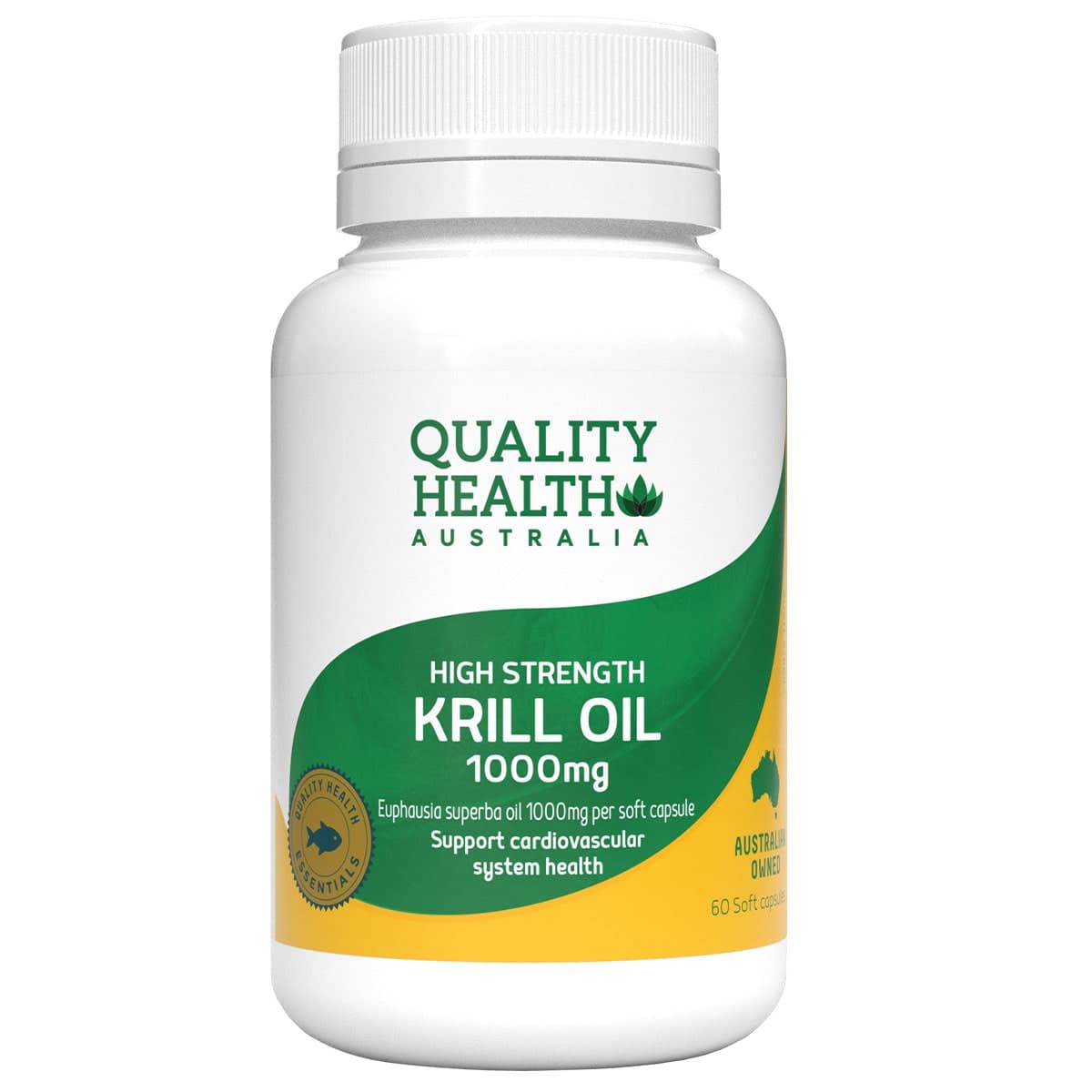 Thumbnail Quality Health High Strength Krill Oil 1000mg 60 Capsules
