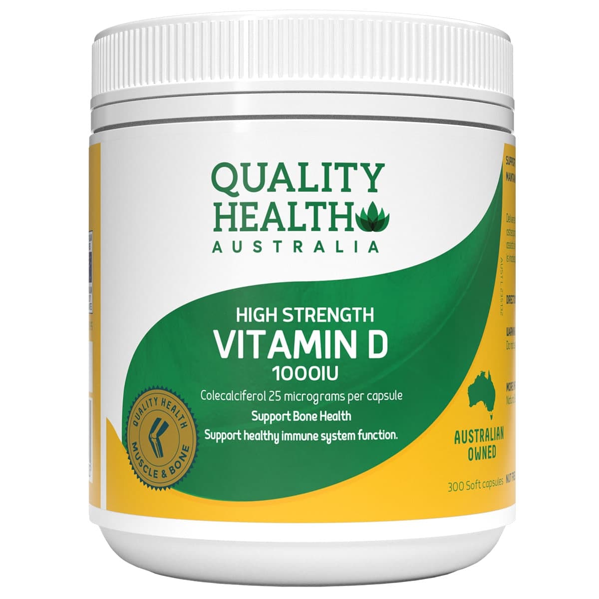 Thumbnail Quality Health High Strength Vitamin D 1000iu 300 Capsules