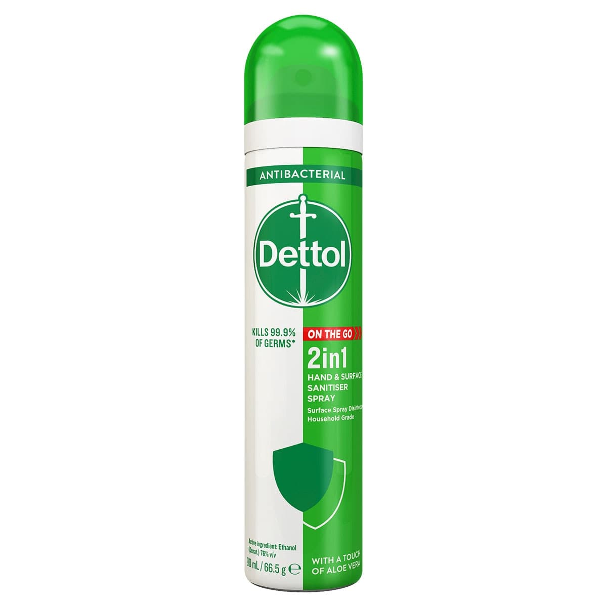 Thumbnail Dettol 2 in 1 Hand & Surface Sanitiser Spray 90ml