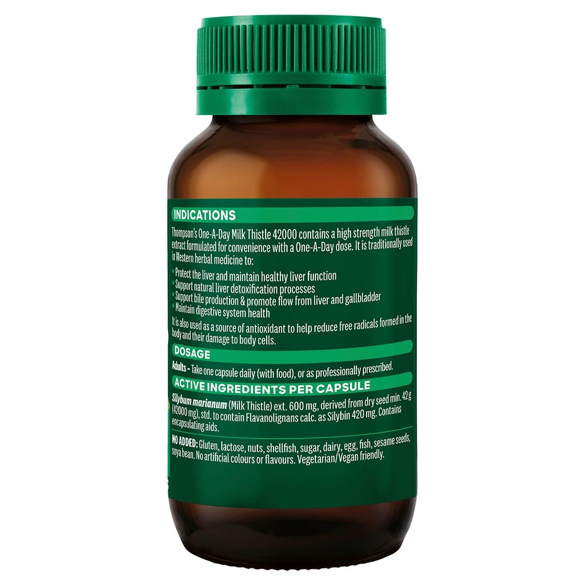 Thumbnail Thompsons One a Day Milk Thistle 42 000 - 60 Capsules