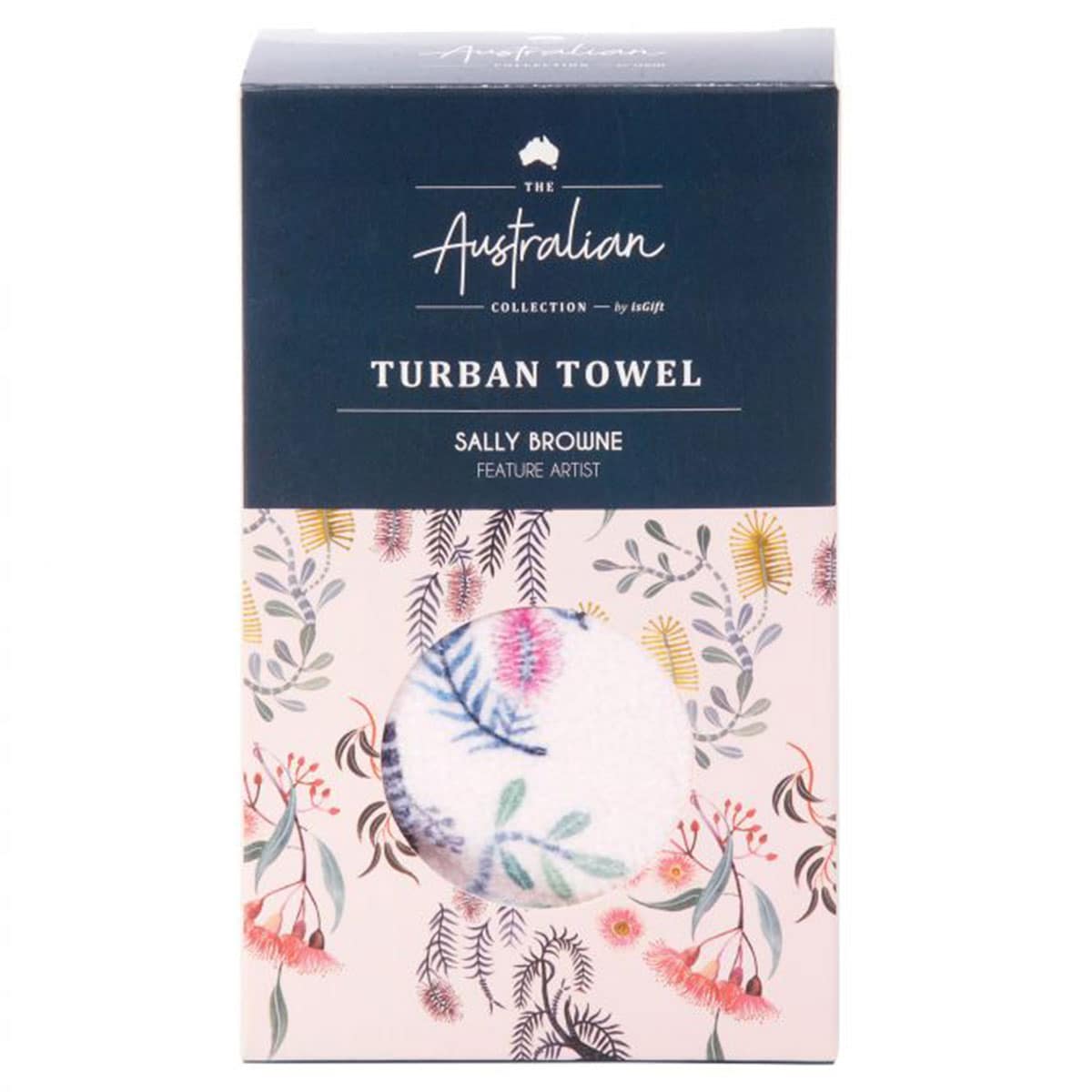 Thumbnail The Australian Collection Turban Hair Towel (Botanical design selected at random)