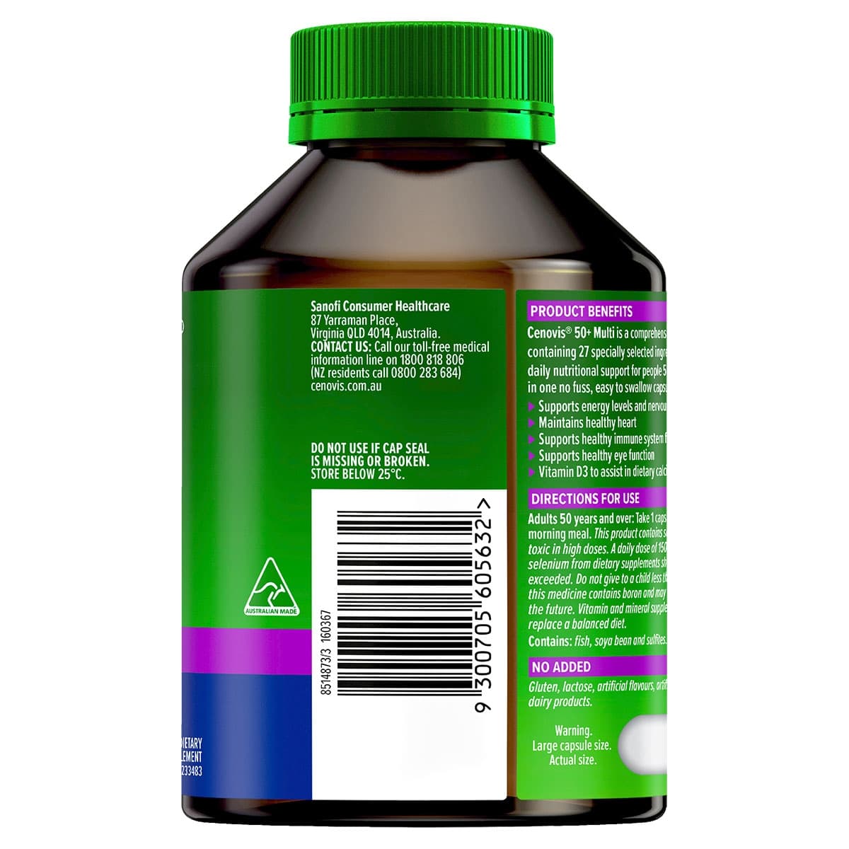 Thumbnail Cenovis Once Daily 50+ Multivitamin 100 Capsules