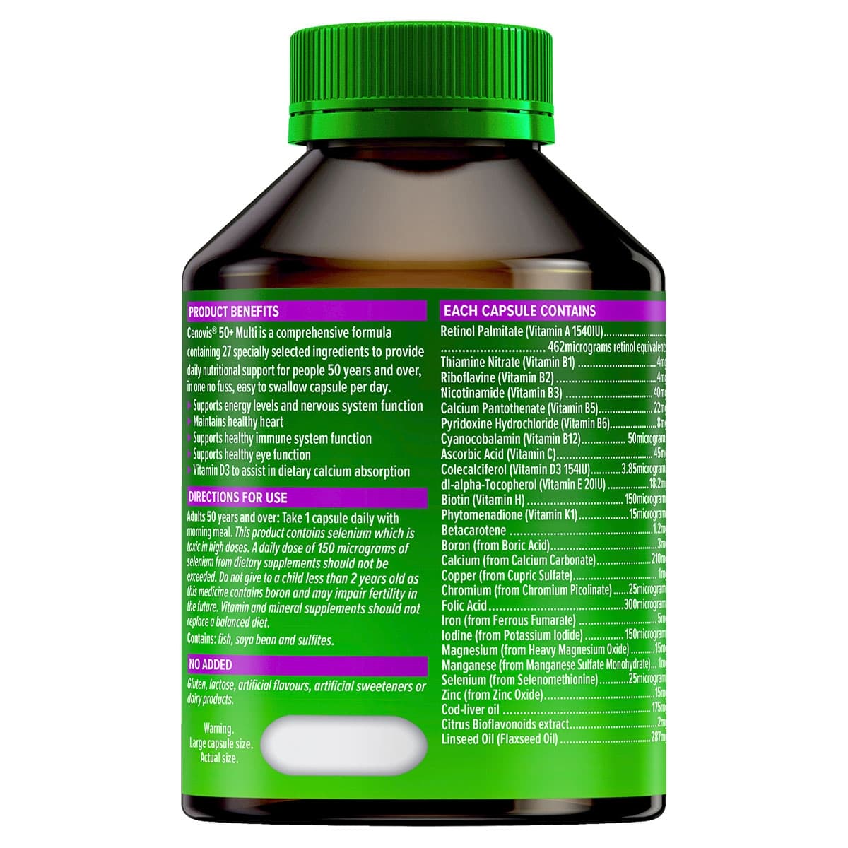 Thumbnail Cenovis Once Daily 50+ Multivitamin 100 Capsules