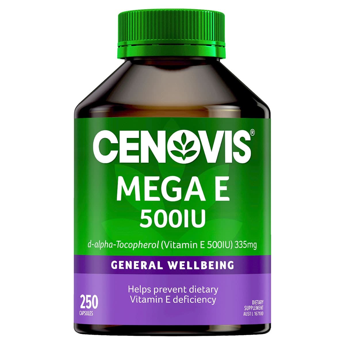 Thumbnail Cenovis Mega E 500IU 250 Capsules