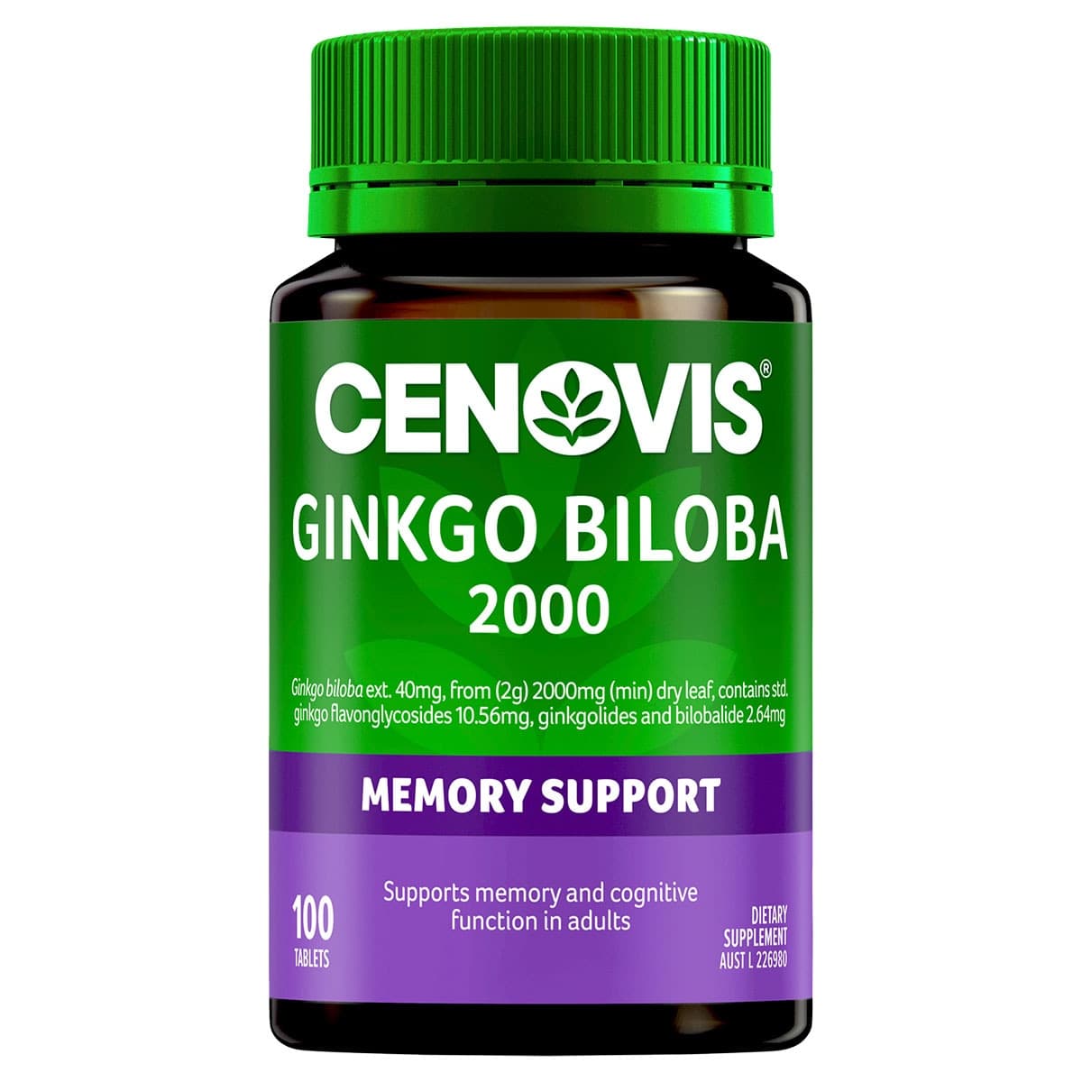 Thumbnail Cenovis Ginkgo Biloba 2000mg 100 Tablets