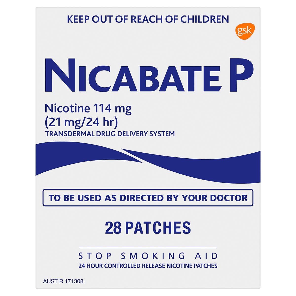 Thumbnail Nicabate P Patch 21mg Quit Smoking 28 Patches