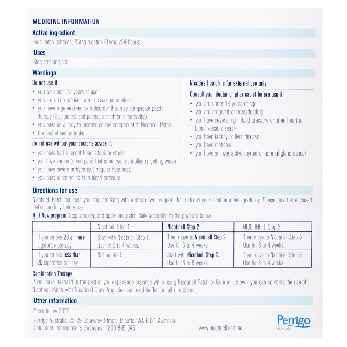 Thumbnail Nicotinell 24 Hour Nicotine Patches Step 2 14mg - 28 Pack