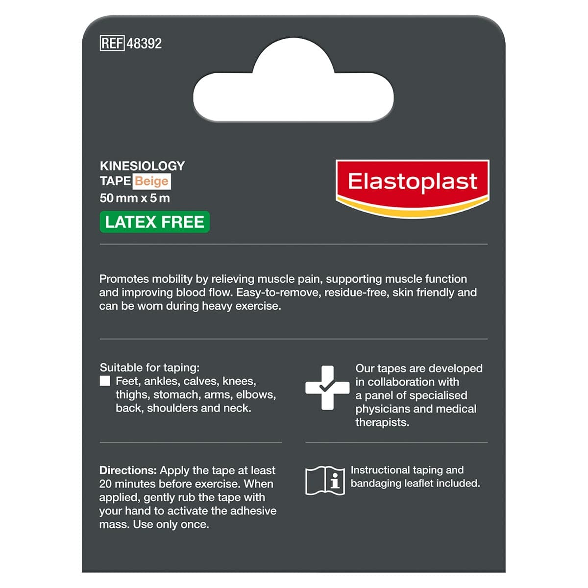 Thumbnail Elastoplast Kinesiology Tape Beige 5cm x 5m Roll
