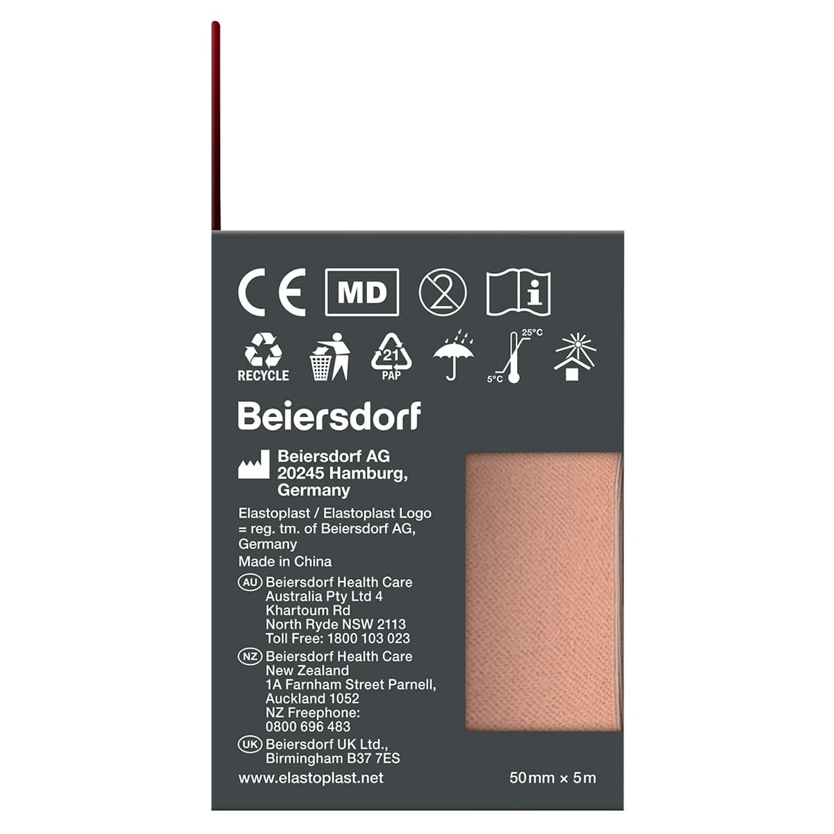 Thumbnail Elastoplast Kinesiology Tape Beige 5cm x 5m Roll