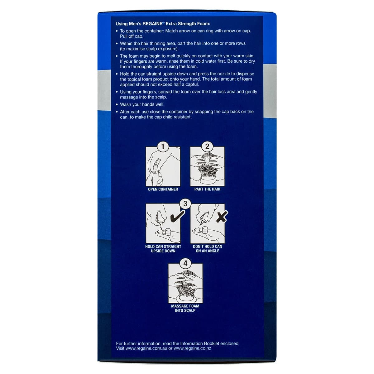 Thumbnail Regaine Mens FOAM Extra Strength Hair Loss Treatment 60g x 4 Pack