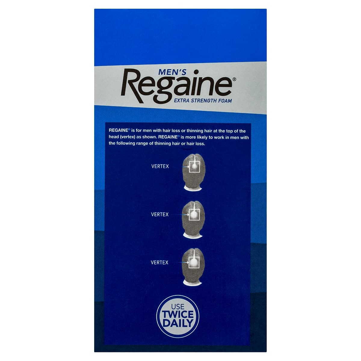 Thumbnail Regaine Mens FOAM Extra Strength Hair Loss Treatment 60g x 4 Pack